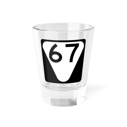 Secondary Tennessee 67 (Tennessee) (Road Sign) Shot Glass 1.5oz