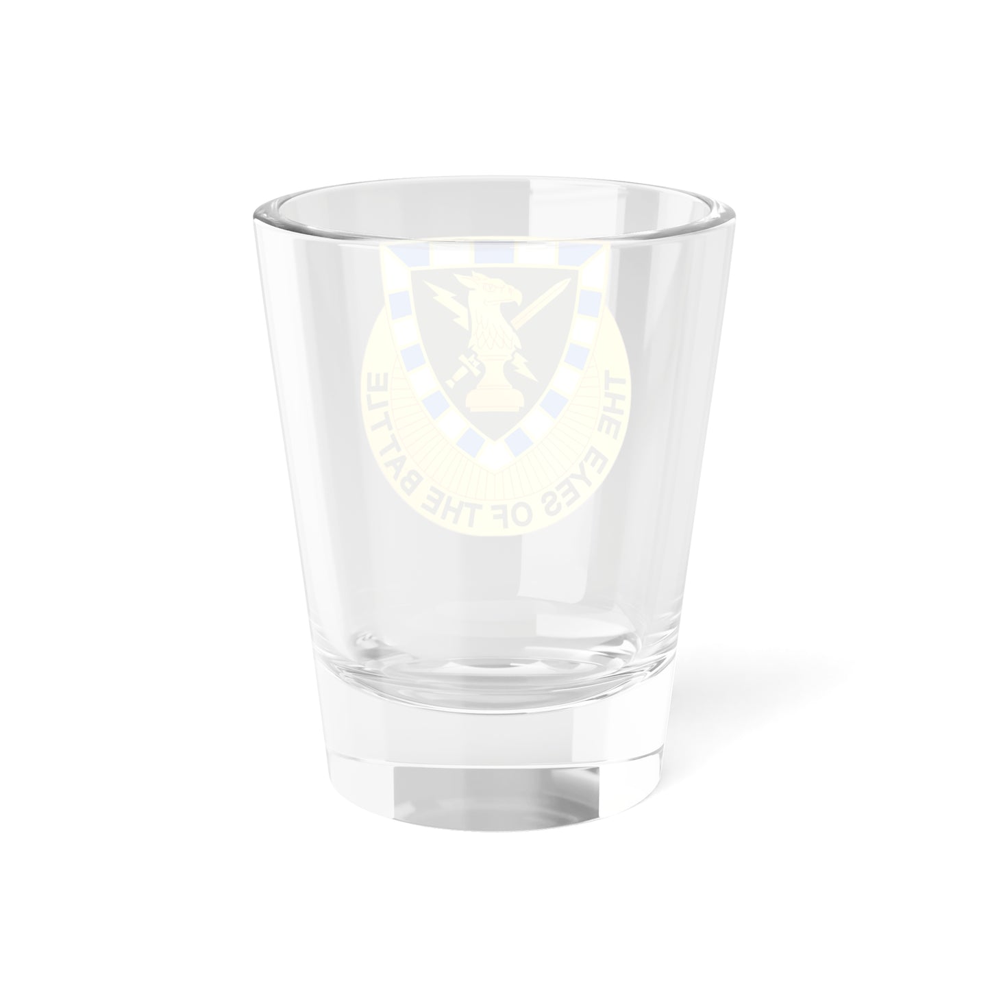 Verre à liqueur du bataillon de renseignement militaire 542 (armée américaine) 1,5 oz