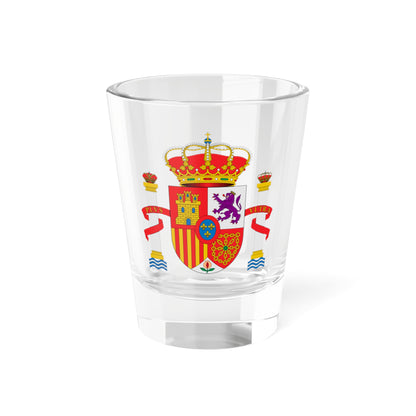 Escudo nacional de España 1981 base circular (Spain) (Coat of Arms) Shot Glass 1.5oz