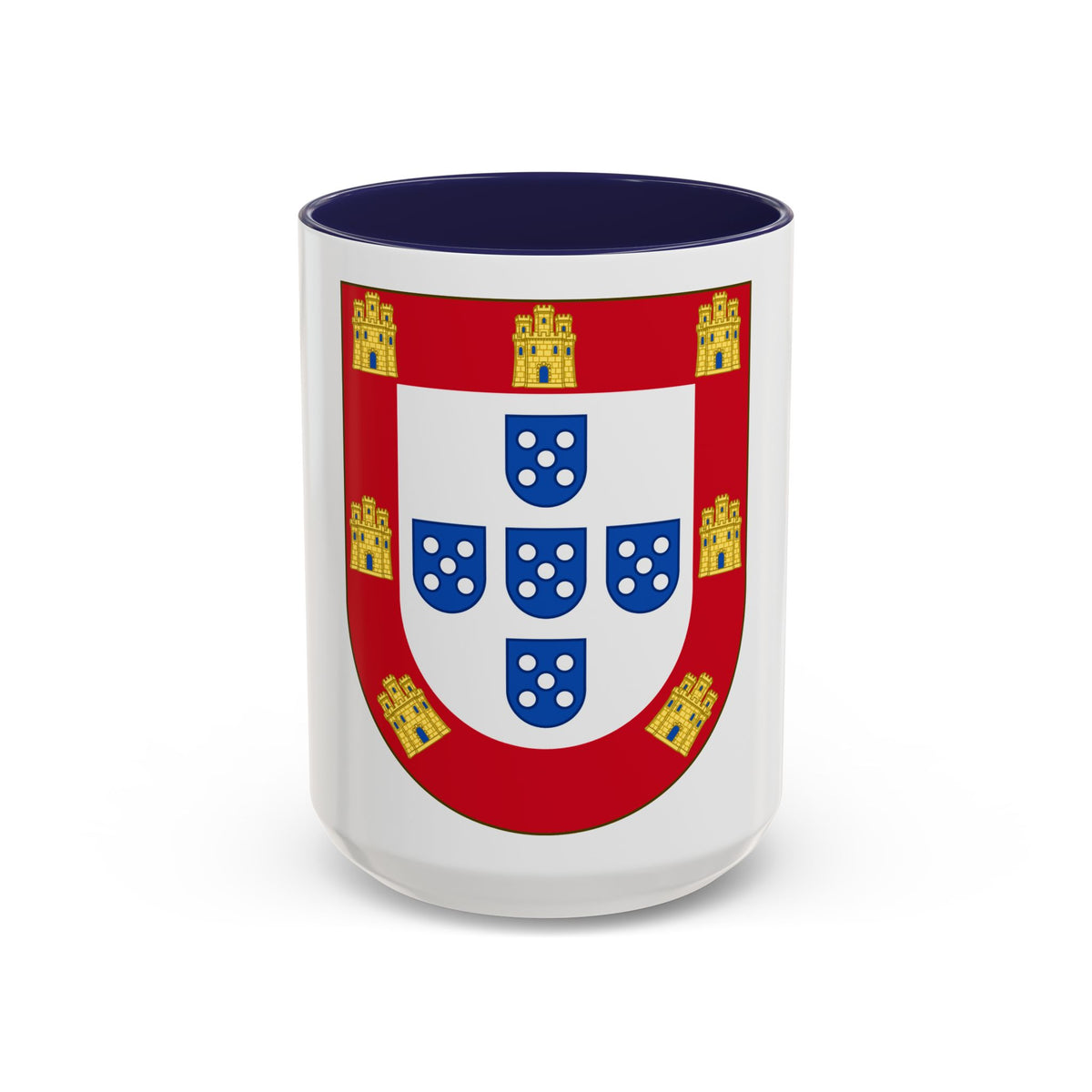 Royal Arms of Portugal - Accent Coffee Mug
