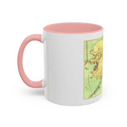 Alaska - The Gold & Coal Fields (1898) (Map) Accent Coffee Mug