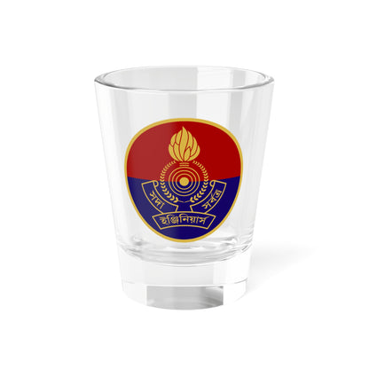 Insignia of the Bangladesh Army Corps of Engineers (Bangladesh) (Coat of Arms) Shot Glass 1.5oz