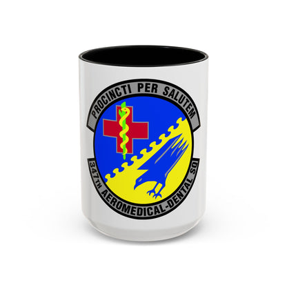 347th Aeromedical Dental Squadron (U.S. Air Force) Accent Coffee Mug