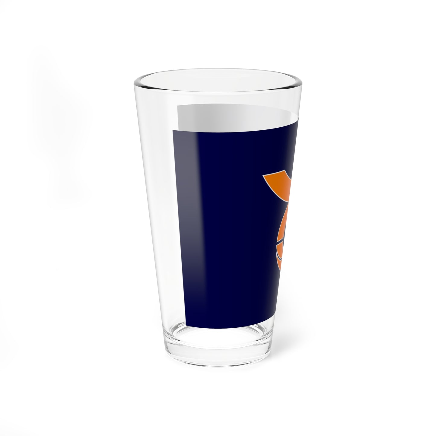 Flag of Kiso Nagano village no text (Japan) Pint Glass 16oz