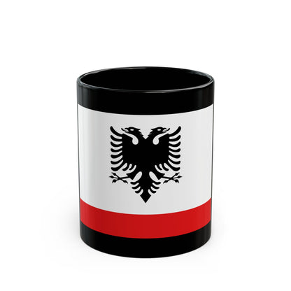 Naval Ensign of Albania - Black Coffee Mug