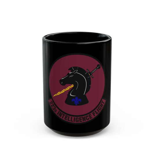 223d Intelligence Flight (U.S. Air Force) Black Coffee Mug-15oz-Go Mug Yourself