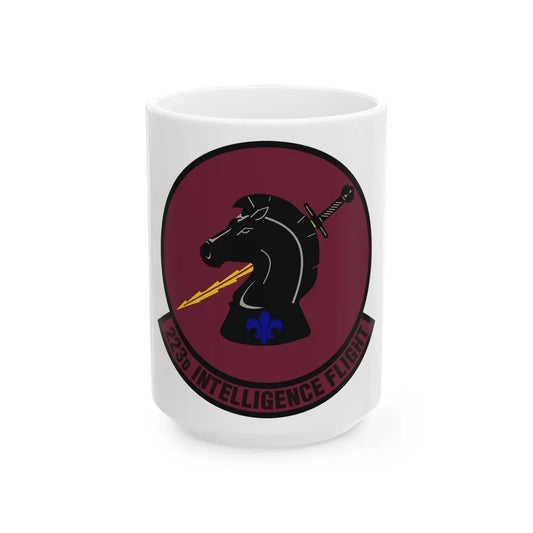 223d Intelligence Flight (U.S. Air Force) White Coffee Mug-15oz-Go Mug Yourself