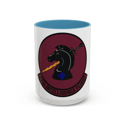 223d Intelligence Flight (U.S. Air Force) Accent Coffee Mug 15oz Light Blue - Go Mug Yourself