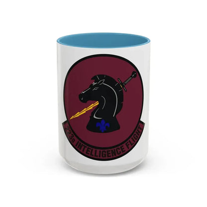 223d Intelligence Flight (U.S. Air Force) Accent Coffee Mug 15oz Light Blue - Go Mug Yourself