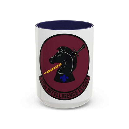 223d Intelligence Flight (U.S. Air Force) Accent Coffee Mug 15oz Navy - Go Mug Yourself