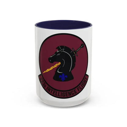 223d Intelligence Flight (U.S. Air Force) Accent Coffee Mug 15oz Navy - Go Mug Yourself