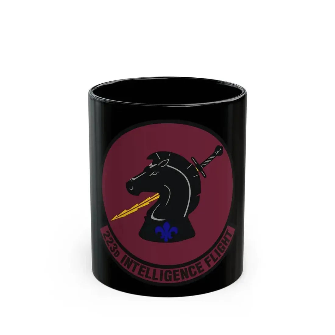 223d Intelligence Flight (U.S. Air Force) Black Coffee Mug - Go Mug Yourself