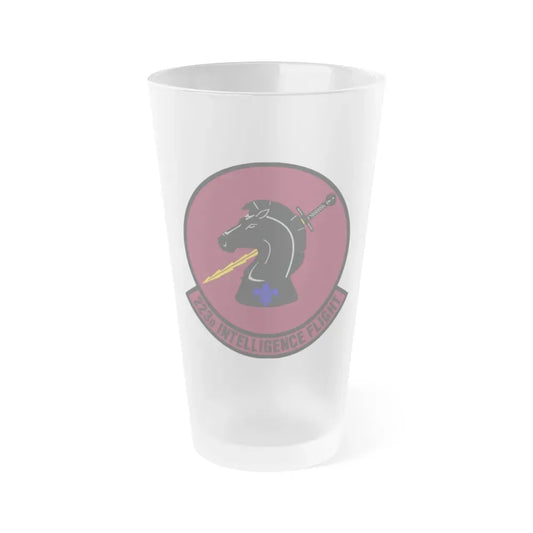 223d Intelligence Flight (U.S. Air Force) Frosted Pint Glass 16oz 16oz Frosted - Go Mug Yourself