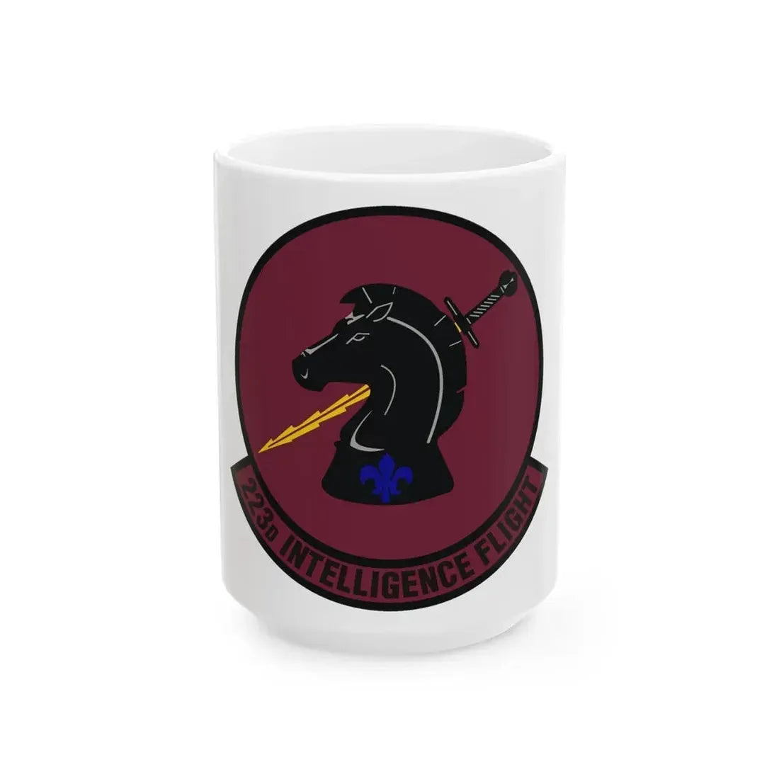 223d Intelligence Flight (U.S. Air Force) White Coffee Mug 15oz - Go Mug Yourself