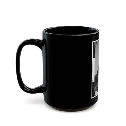 Portrait Of Maj. Gen. Winfield S. Hancock, Officer Of The Federal Army (U.S. Civil War) Black Coffee Mug-Go Mug Yourself