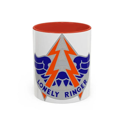 224 Aviation Battalion (U.S. Army) Accent Coffee Mug 11oz Red - Go Mug Yourself
