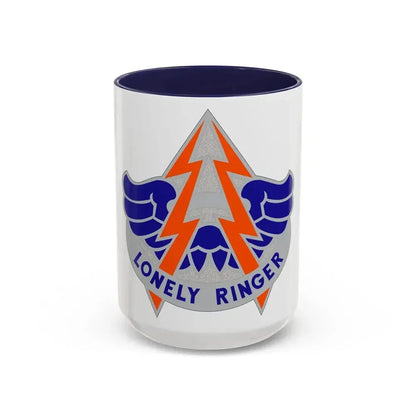 224 Aviation Battalion (U.S. Army) Accent Coffee Mug 15oz Navy - Go Mug Yourself