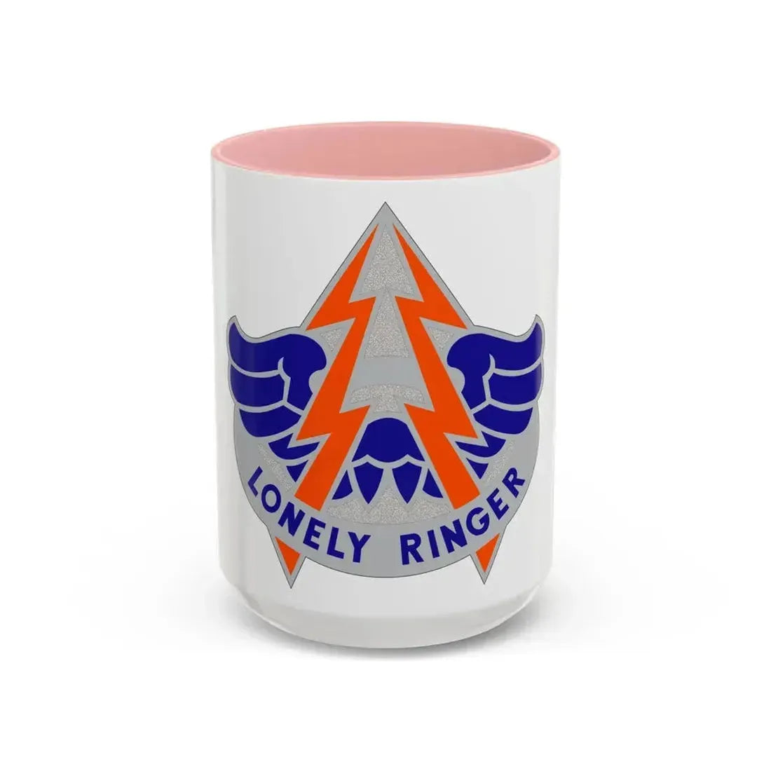 224 Aviation Battalion (U.S. Army) Accent Coffee Mug 15oz Pink - Go Mug Yourself