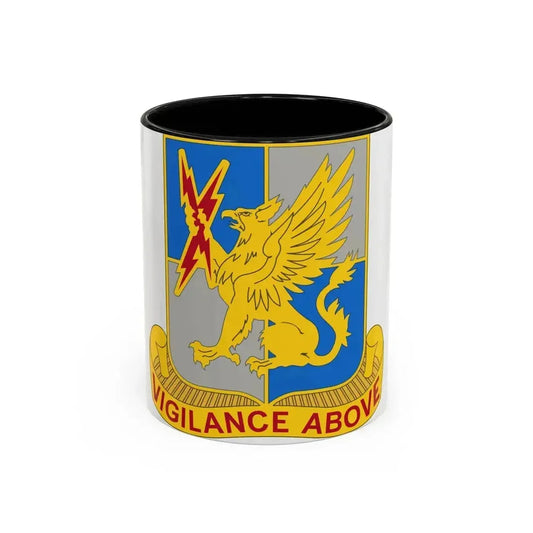 224 Military Intelligence Battalion (U.S. Army) Accent Coffee Mug 11oz Black - Go Mug Yourself