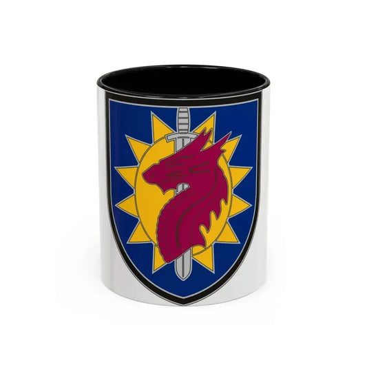 224 Sustainment Brigade 2 (U.S. Army) Accent Coffee Mug 11oz Black - Go Mug Yourself