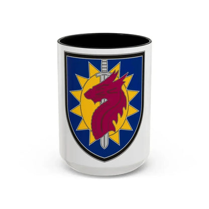 224 Sustainment Brigade 2 (U.S. Army) Accent Coffee Mug 15oz Black - Go Mug Yourself