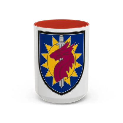 224 Sustainment Brigade 2 (U.S. Army) Accent Coffee Mug 15oz Red - Go Mug Yourself