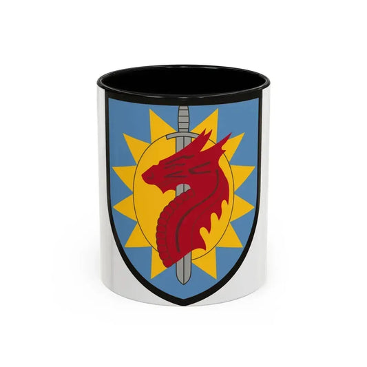 224 Sustainment Brigade (U.S. Army) Accent Coffee Mug 11oz Black - Go Mug Yourself