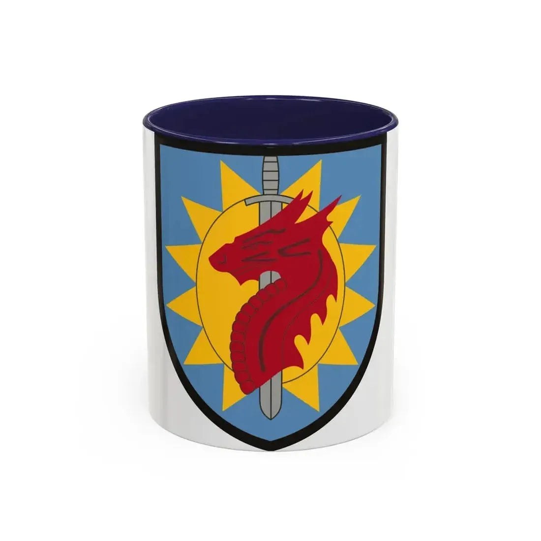 224 Sustainment Brigade (U.S. Army) Accent Coffee Mug 11oz Navy - Go Mug Yourself