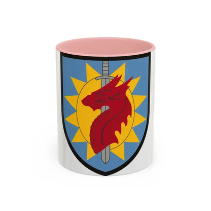 224 Sustainment Brigade (U.S. Army) Accent Coffee Mug 11oz Pink - Go Mug Yourself
