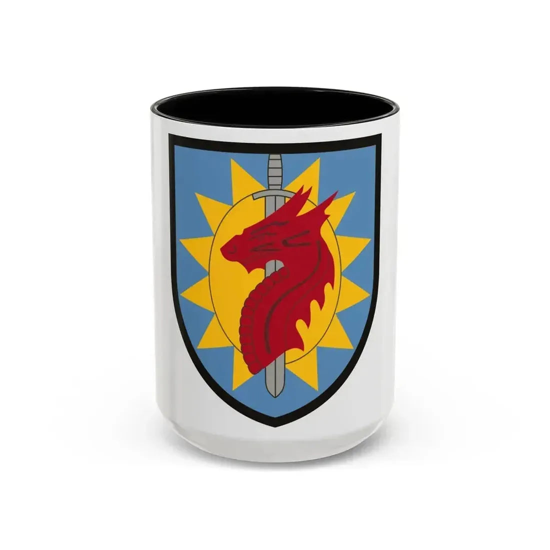 224 Sustainment Brigade (U.S. Army) Accent Coffee Mug 15oz Black - Go Mug Yourself