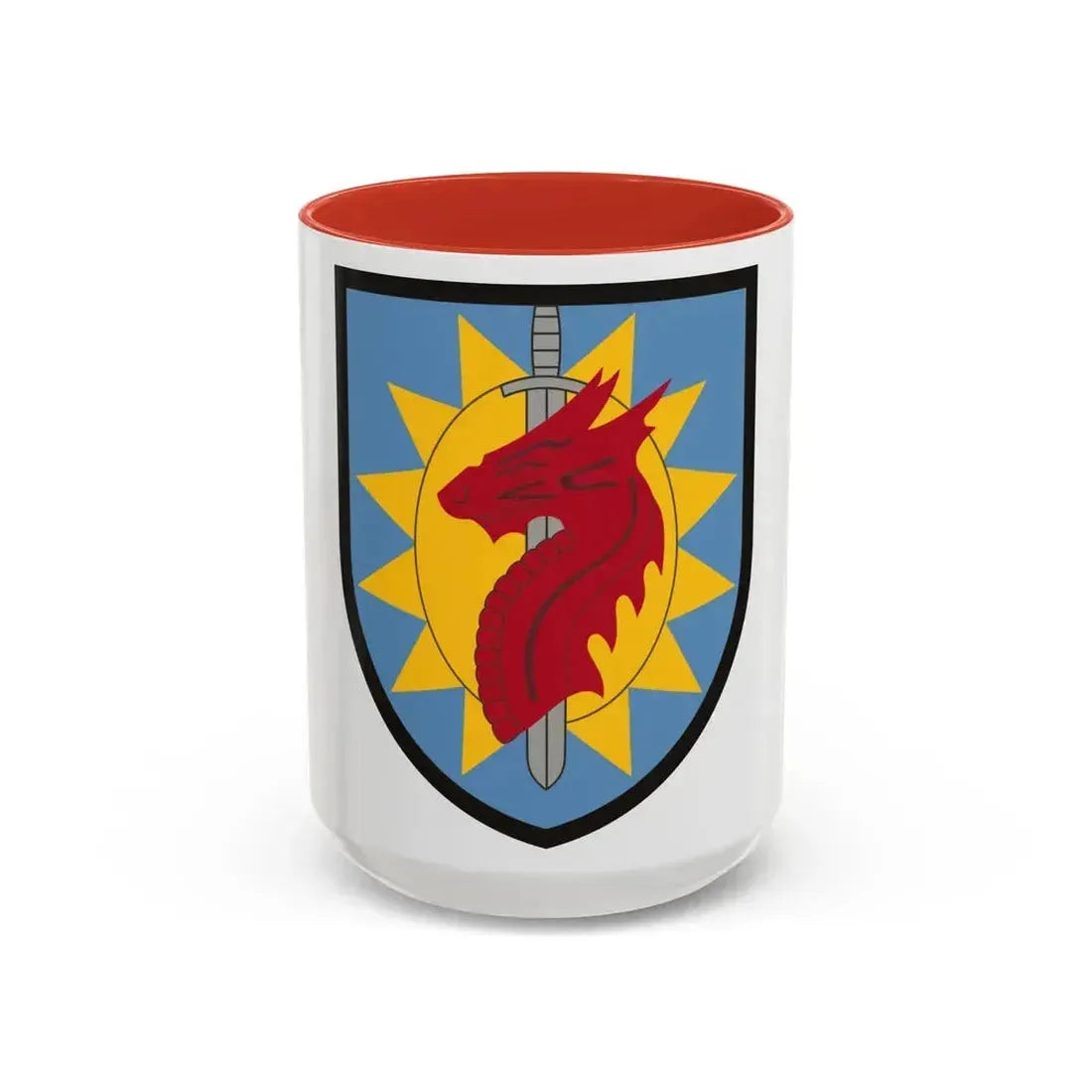 224 Sustainment Brigade (U.S. Army) Accent Coffee Mug 15oz Red - Go Mug Yourself