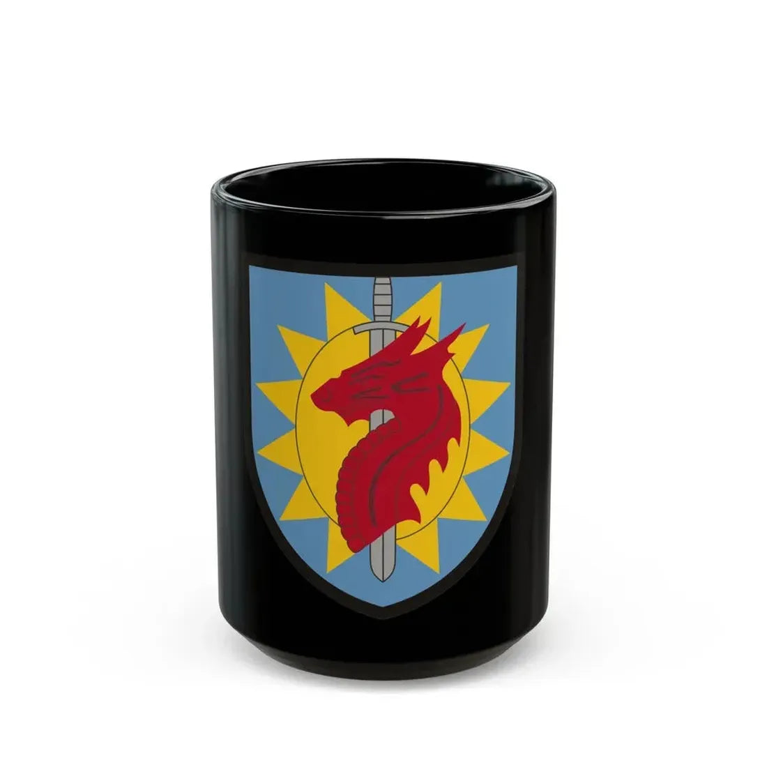 224 Sustainment Brigade (U.S. Army) Black Coffee Mug 15oz - Go Mug Yourself