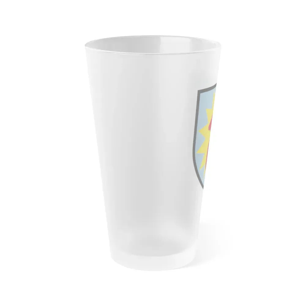 224 Sustainment Brigade (U.S. Army) Frosted Pint Glass 16oz - Go Mug Yourself