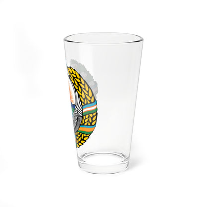 Emblem of Karakalpakstan (Uzbekistan) (Coat of Arms) Pint Glass 16oz