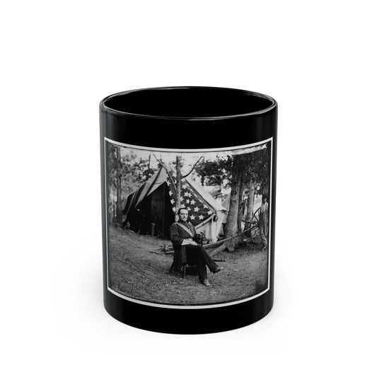 Bealeton, Virginia. Capt. Cunningham Of Gen. T.F. Meagher's Staff (U.S. Civil War) Black Coffee Mug