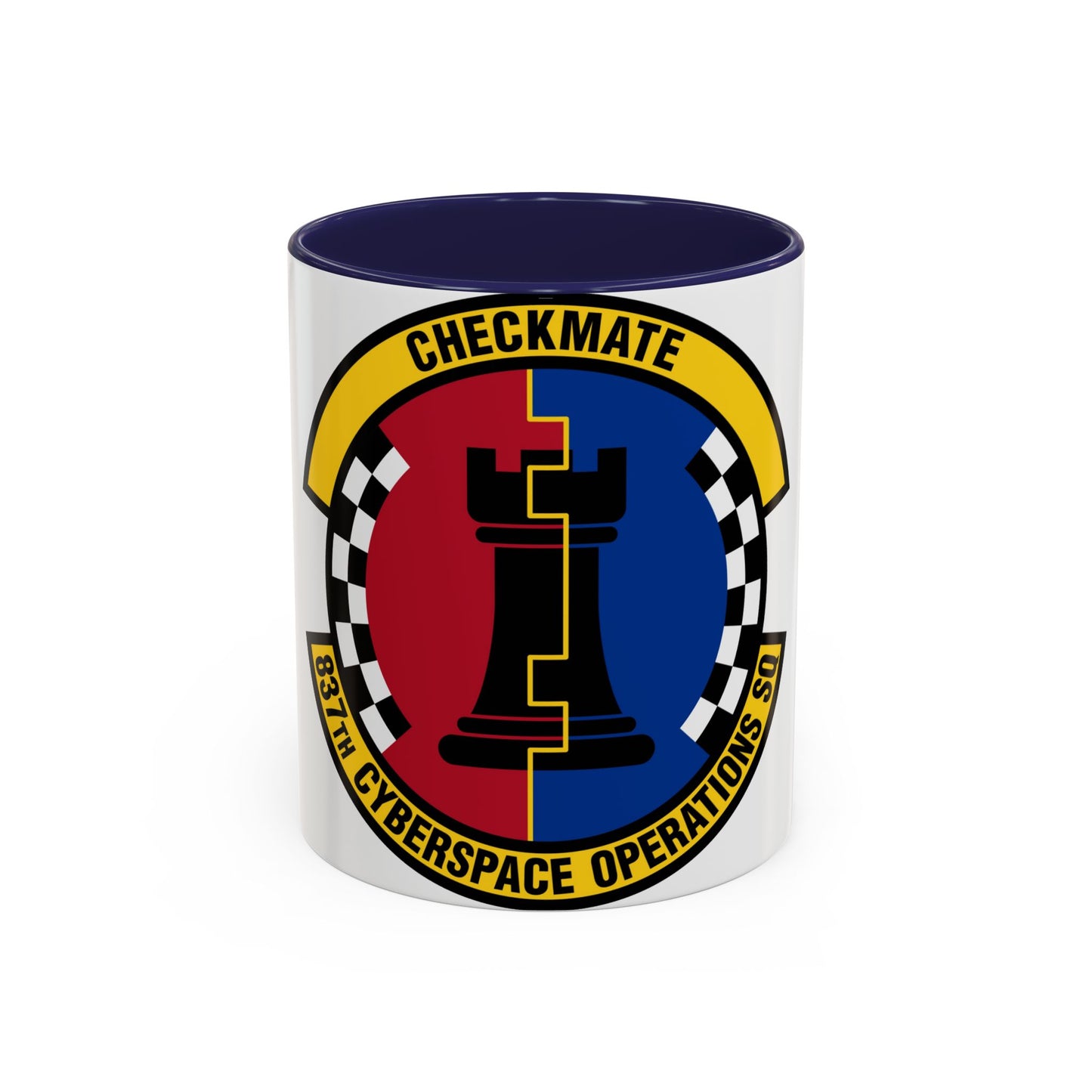 837 Cyberspace Operations Squadron ACC (U.S. Air Force) Accent Coffee Mug