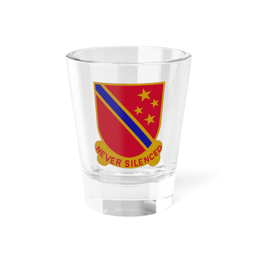 Verre à liqueur du 636e bataillon d'artillerie de campagne (armée américaine) 1,5 oz