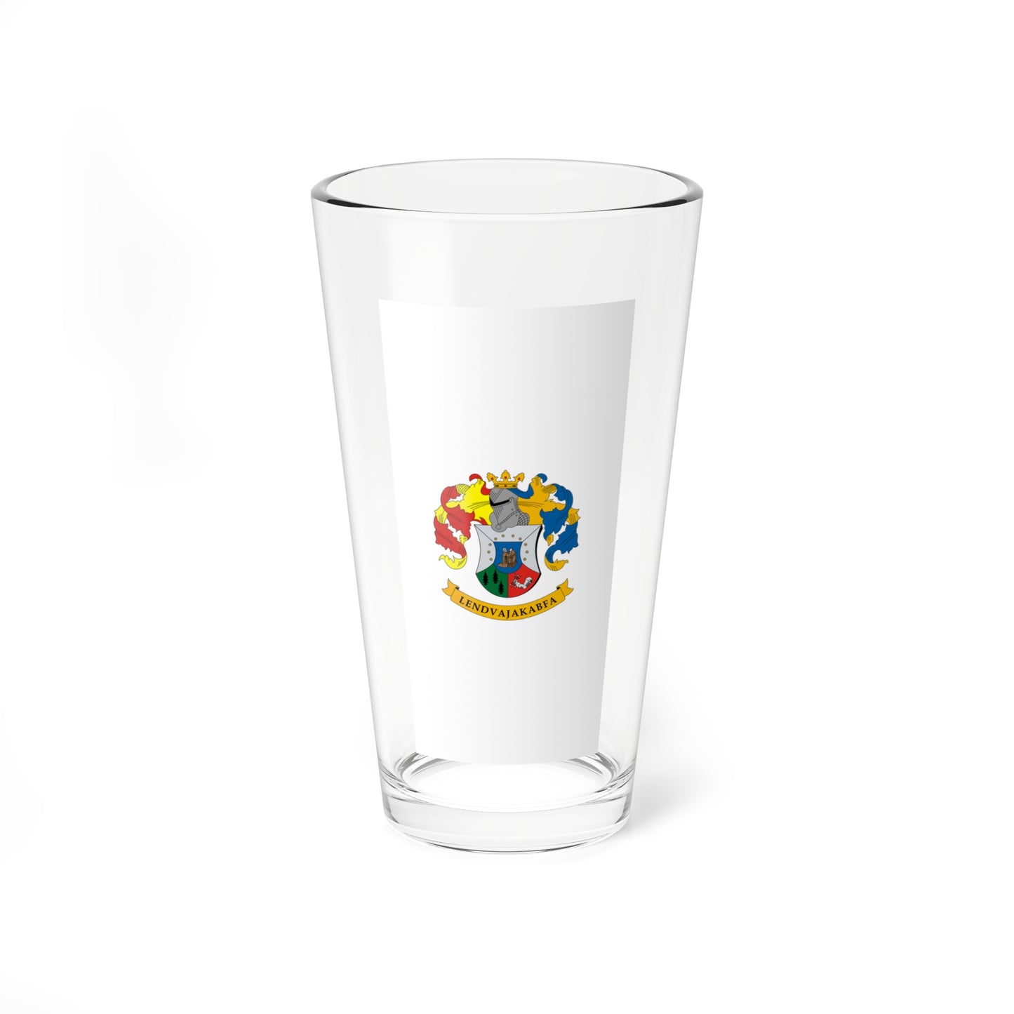 Flag of Lendvajakabfa vertical (Hungary) Pint Glass 16oz