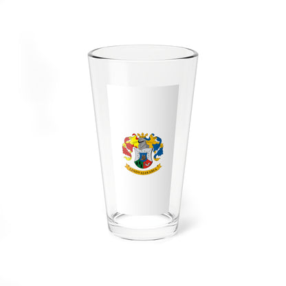 Flag of Lendvajakabfa vertical (Hungary) Pint Glass 16oz