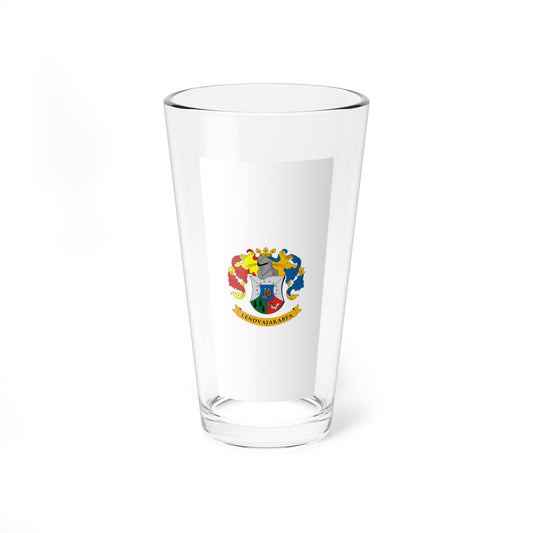 Flag of Lendvajakabfa vertical (Hungary) Pint Glass 16oz