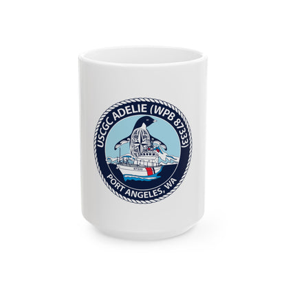 USCGC Adelie (U.S. Coast Guard) White Coffee Mug
