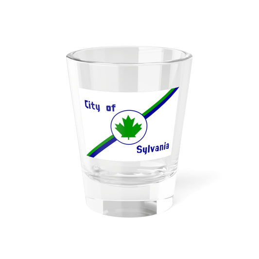 Flag of Sylvania Ohio 1977-2021 (United States) Shot Glass 1.5oz