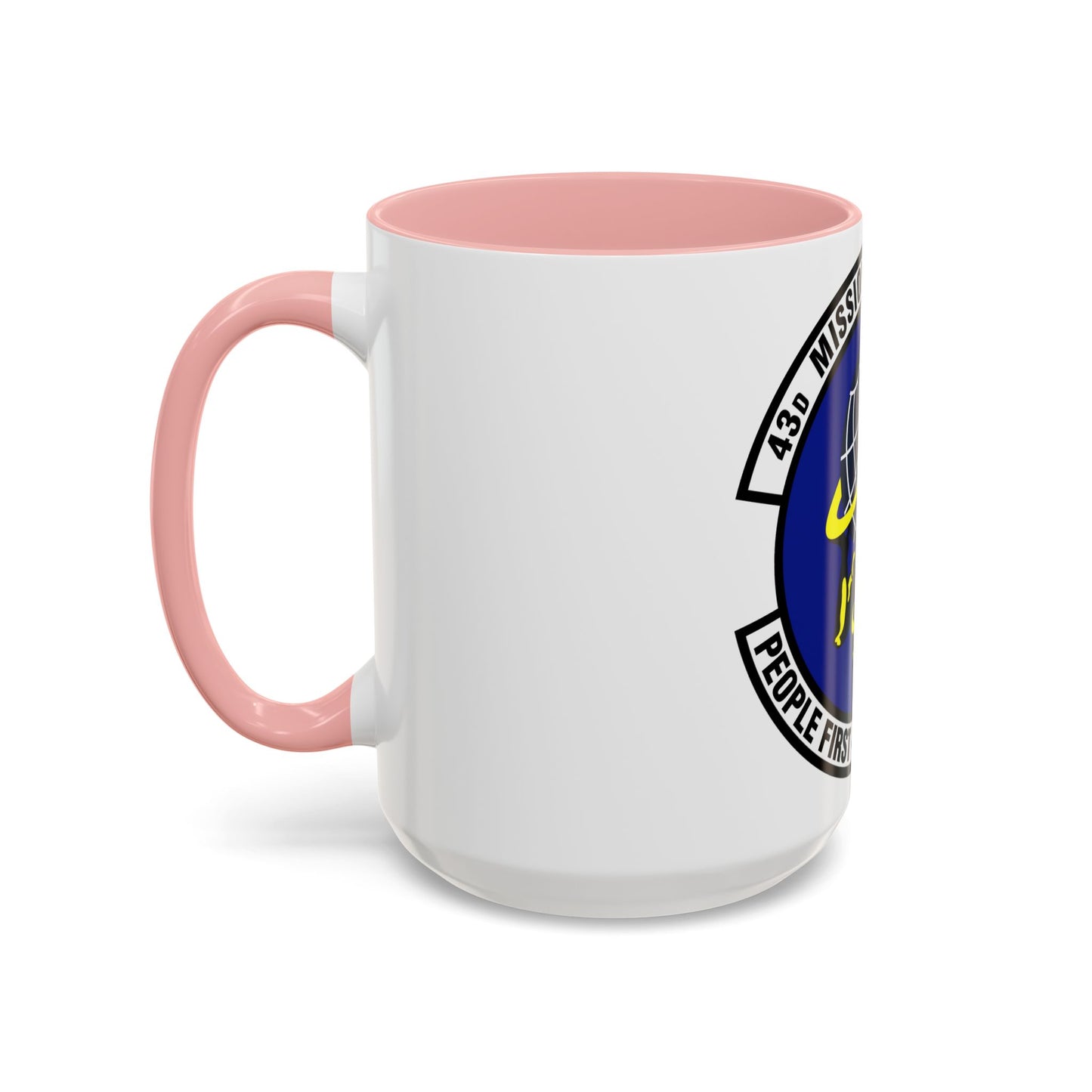 43d Mission Support Squadron (U.S. Air Force) Accent Coffee Mug