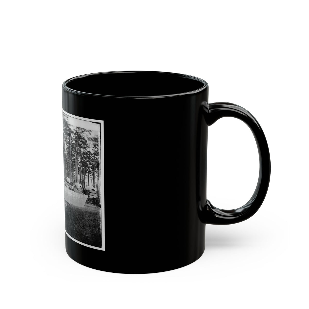 Rappahannock Station, Va. Canvas Pontoon Boat, 50th New York Engineers (U.S. Civil War) Black Coffee Mug