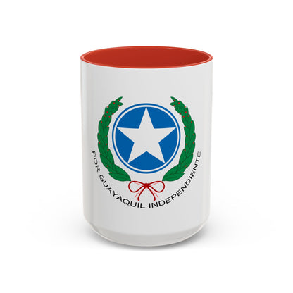 Coat of Arms of Guayaquil - Accent Coffee Mug