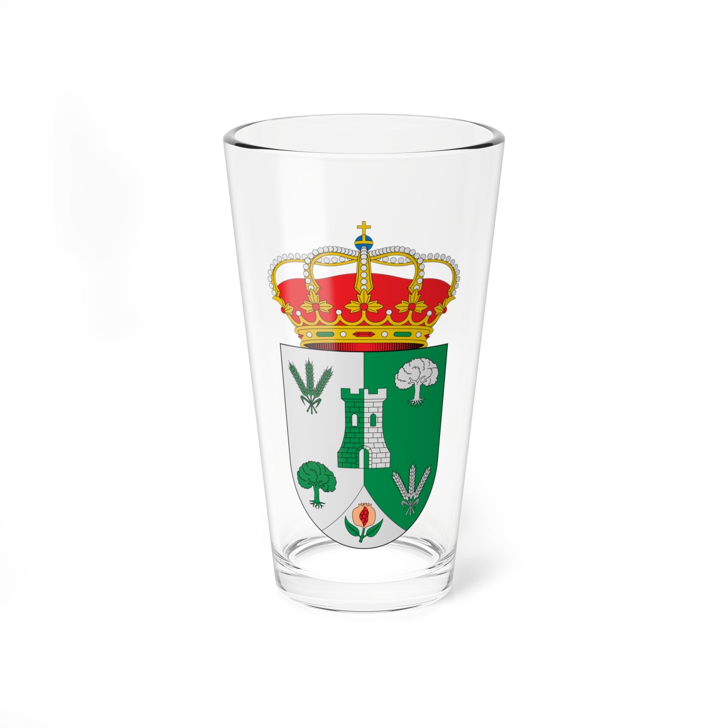 Escudo de Agrón Granada (Spain) (Coat of Arms) Pint Glass 16oz