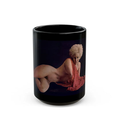 Kim Novak #256 (Vintage Female Icon) Black Coffee Mug-15oz-Go Mug Yourself