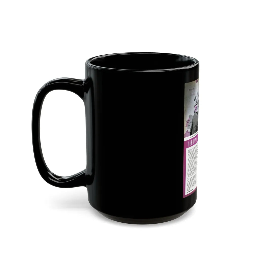 Germany's Strategy of Defeat, Liberty, September 18, 1943 - Black Coffee Mug-Go Mug Yourself