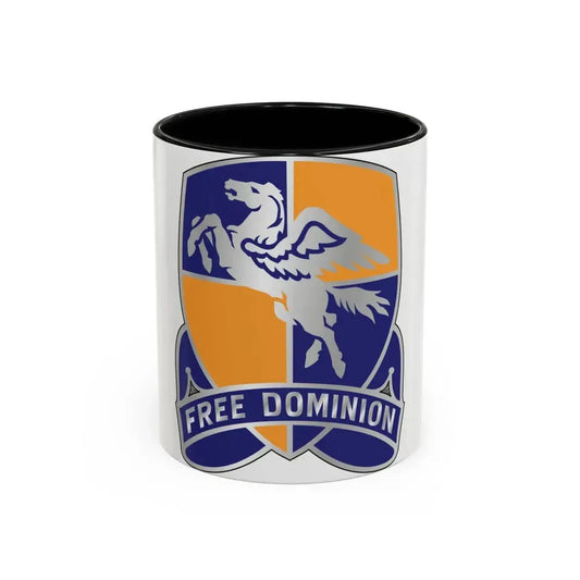 224th Aviation Regiment (U.S. Army) Accent Coffee Mug 11oz Black - Go Mug Yourself