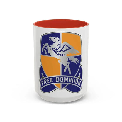 224th Aviation Regiment (U.S. Army) Accent Coffee Mug 15oz Red - Go Mug Yourself